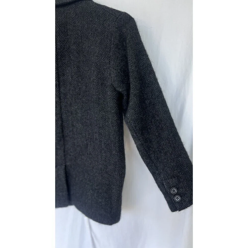 Isabel Marant pour H&M Kids Alpaca Wool Blazer Gray Herringbone Jacket 10-11Y